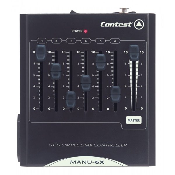 Console lumière 6 canaux + master