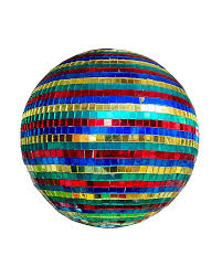 Boule à facettes 30cm couleurs